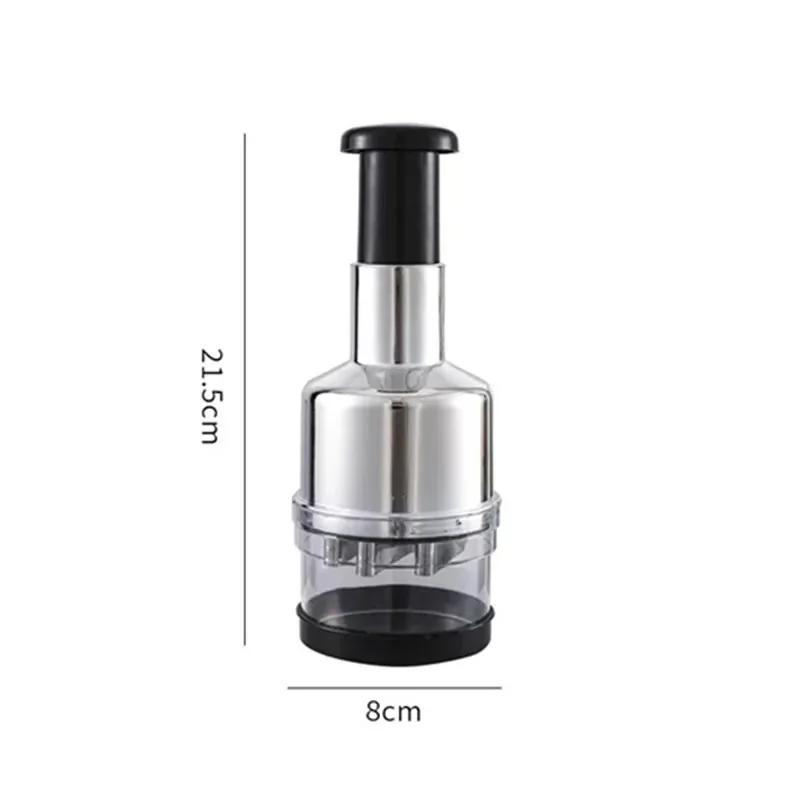 Manual Mincer Garlic Chopper 304 Stainless Steel Garlic Press Crusher Vegetable Onion Cutter Kitchen Cooking Accessories