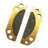 57BA 2Pcs Anti-rust Metal Parking Brake Pads 2203147 Motorbike Front Disc Brake Plate Motorcycle Rear Brake Pads