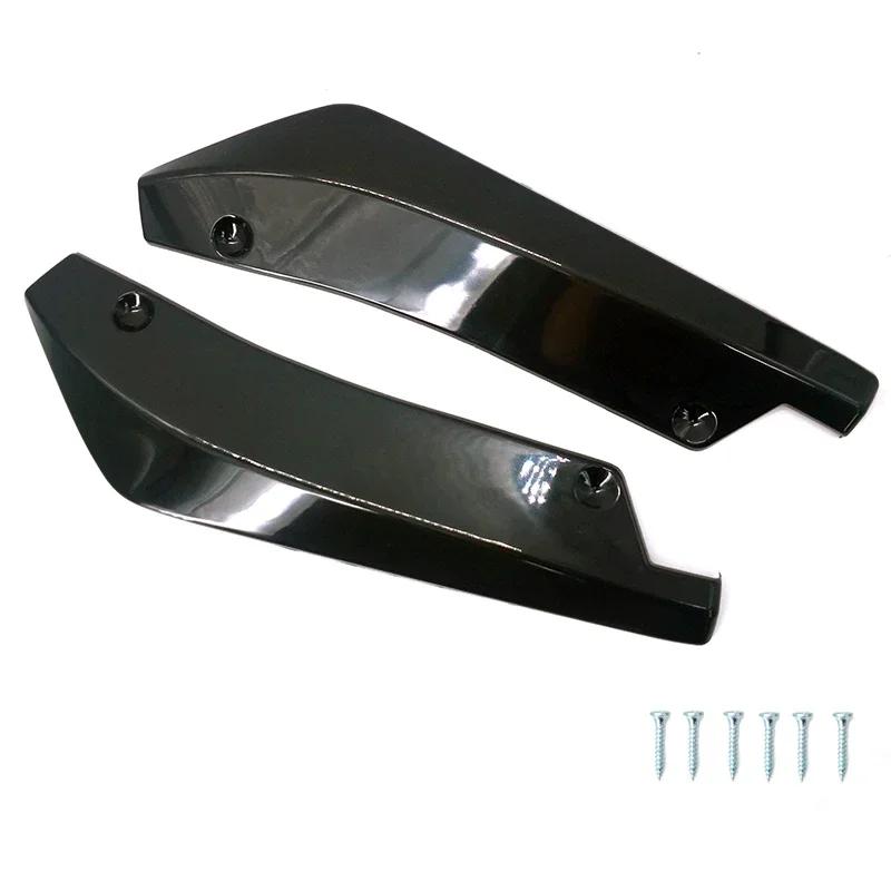 Car Bumper Front and Rear Lip Universal Spoilercorn Diffuser Splitter Carbon Fiber Fender Scratch Protector Side Skirt Extension