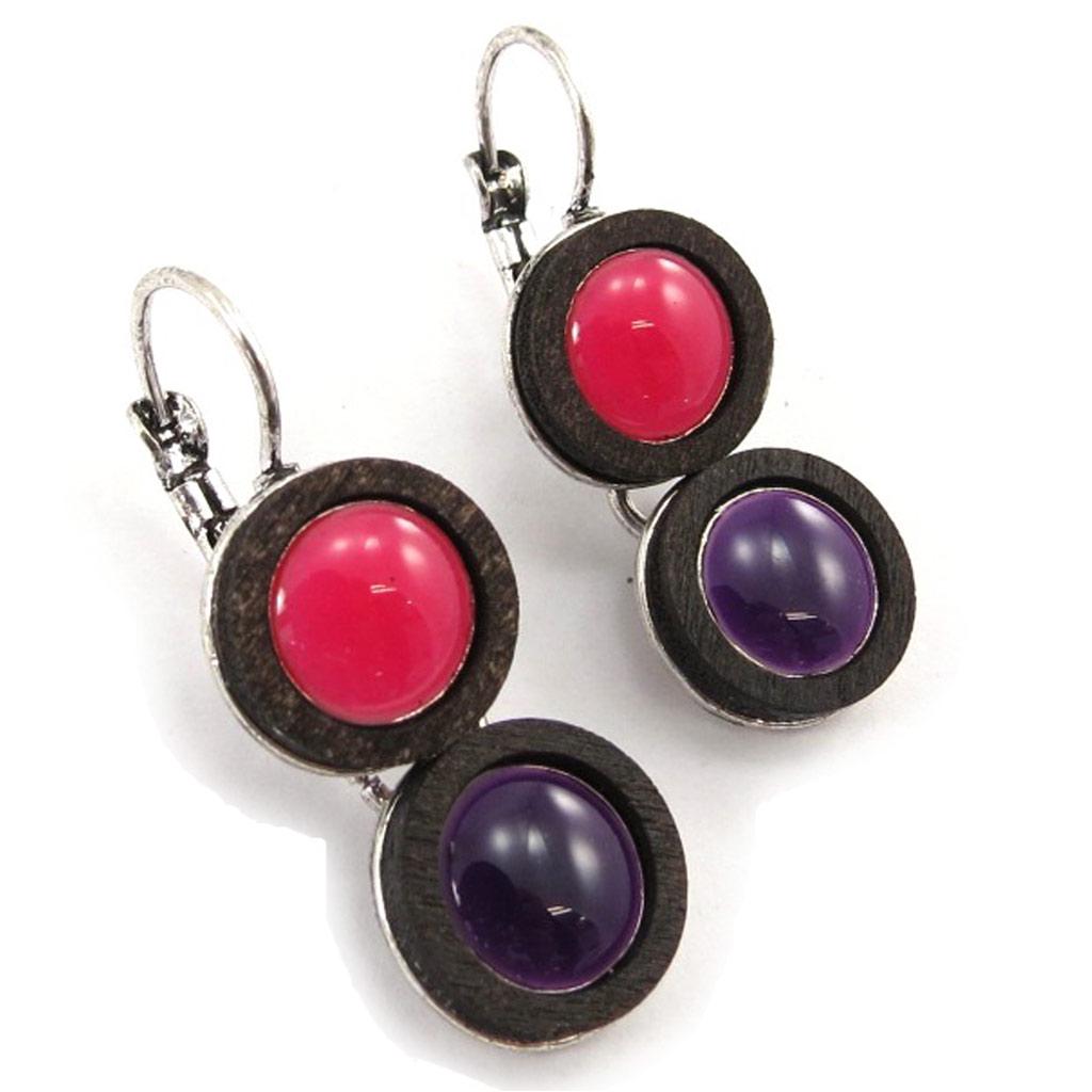 NOA [K0213] - Дизайнерские пижамы "Бора-Бора" розово-фиолетовые.