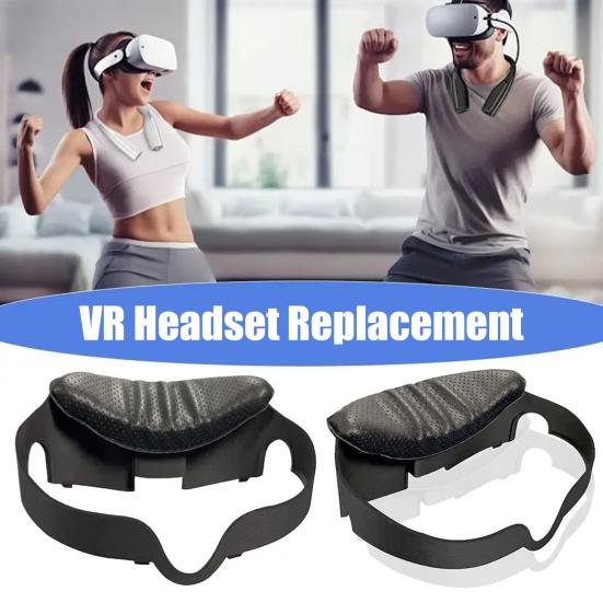 Подушечка для лица VR-гарнитуры для Meta Quest 3 из искусственной кожи, дышащая, для очков виртуальной реальности, чехол-подушка для лица, запасные части, аксессуары