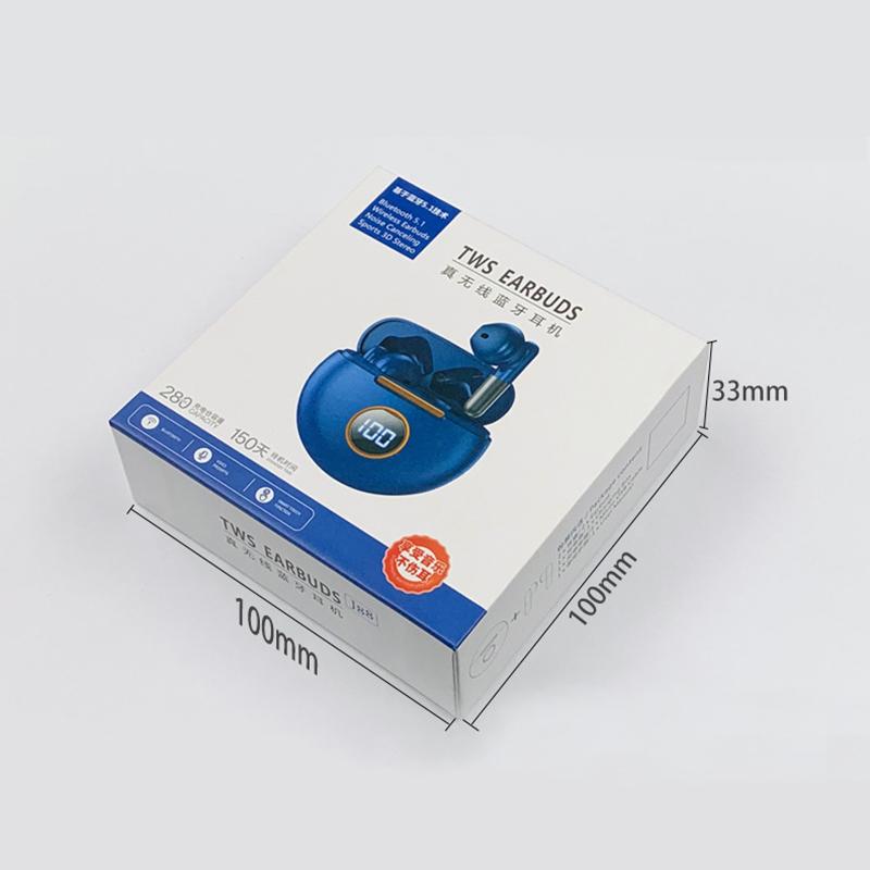 VAORLO Беспроводные наушники-вкладыши сабвуфер HiFi стерео Muisc цифровой дисплей наушники умная сенсорная гарнитура с шумоподавлением