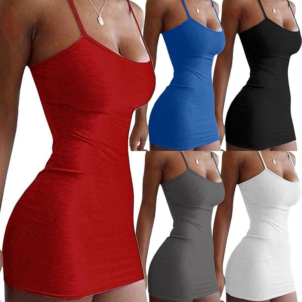 Women's Sexy Tight Sleeveless Sling Pajamas Pajamas Housewear