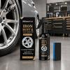 Car Paint Safe Cleaner Wheel Rust Remover Spray for Rims, 120ml Metal Iron Particle with Color Reaction,PH Neutral Non-Acid, Restores Shine,