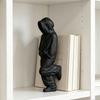 Статуэтка Мыслителя, 3D-печатная статуя мужчины в толстовке для декора домашнего офиса, рабочего стола, книжной полки, Коллекционные украшения для мужчин и женщин