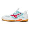 Mizuno Fang Zero 2 Кожаные Нескользящие Прочные Низкие Бадминтонные Кроссовки Унисекс Кораллово-Синие 71GA219011