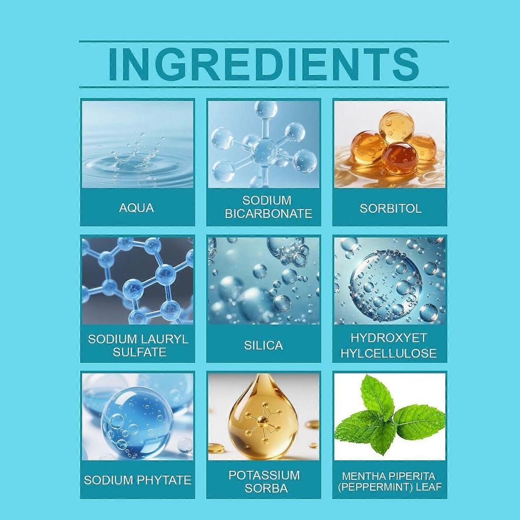 Tooth Care Gel Gently Cleans Tooth Stains, Cleanses The Mouth, And Makes It Fresh And Bright
