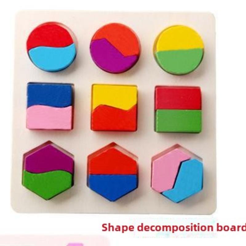 Деревянная доска-головоломка для сортировки фигур, развивающие игрушки для малышей, раннее обучение, геометрическая сортировочная доска для детей в возрасте 1-3 лет