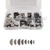 80Pcs Assorted Carbon Steel Woodruff Keys Set Comprehensive Woodruff Key Assortment for Flywheel Pulleys Crankshaft Tool