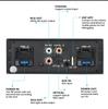 Amplificateur DSP de voiture pour caisson de basses Radio stéréo 4*50W TDA7851 avec entrée de Fiber optique Plug and Play modification Audio hôte 12V