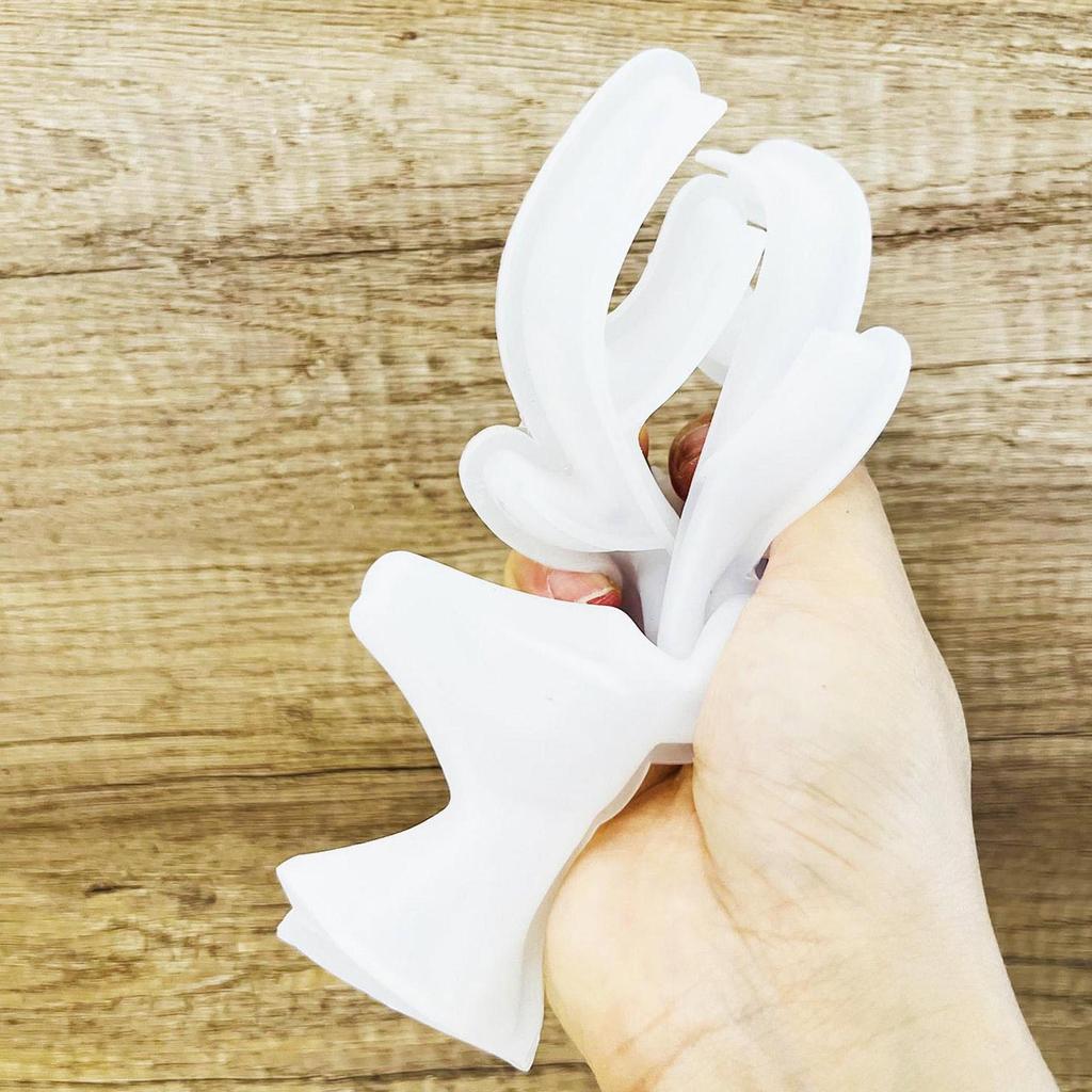 Форма из смолы Голова оленя 3D силиконовая форма для украшения рождественского торта, литья эпоксидной смолы, DIY домашнего декора, форма для изготовления подноса для украшений