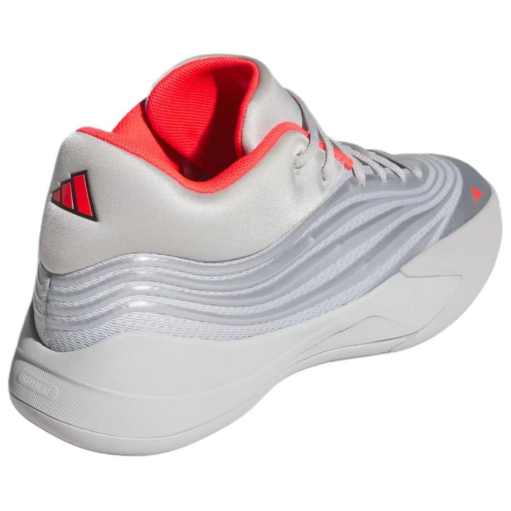 Dame 10 Adidas 'Серебристый Металлик Ярко-Красный' KJ4398