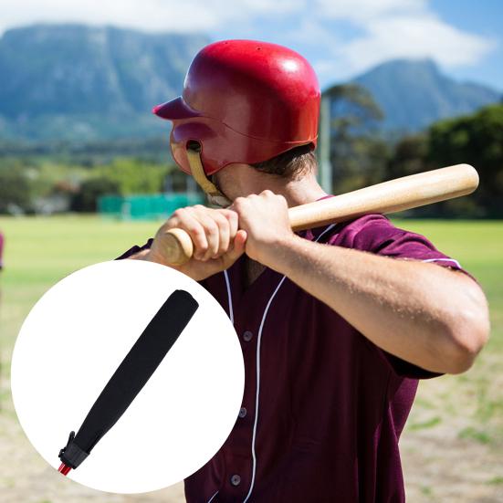 Чехол для бейсбольной биты износостойкий очень мягкий водонепроницаемый дизайн на липучке с клипсой неопреновый чехол-протектор для бейсбольной биты софтбол