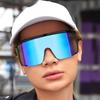Colorful Sports Sunglasses Men'S 17183 One-Piece Protective Frame Sunglasses Men'S Tide