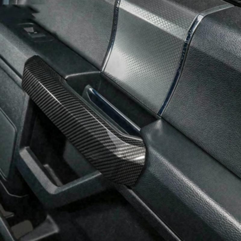 Suitable for Ford Raptor 15-20 F150 car door handle decorative cover inner handle cover front and rear armrest stickers modification