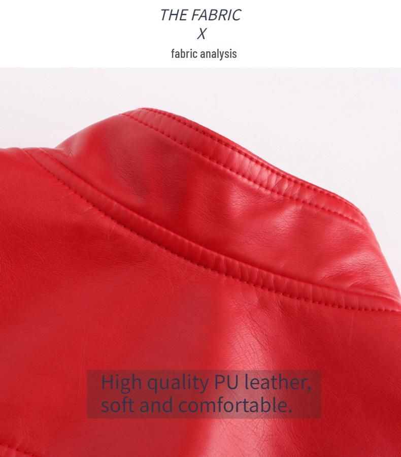 Женская куртка из искусственной кожи: Мода Весна/Осень, Приталенный крой, Размеры S-4XL - Повседневный стиль