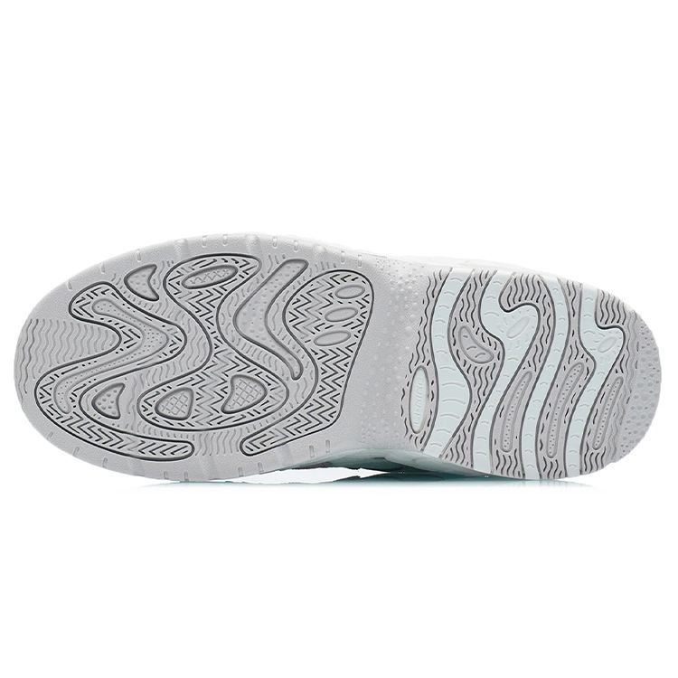 Li Ning CF Honor Thick Sole Height Increasing Cushioning Versatile Bread Shoes Low Top Casual Shoes Women Sneaker White Sand Gray AGCR438-2