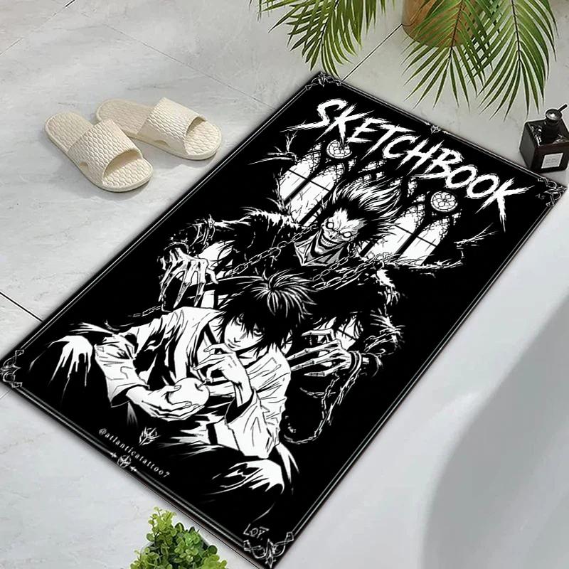 Death Note Light Yagami Anime Graphic Carpet Printing Living Room And Bedroom Mats Room Art Fashion