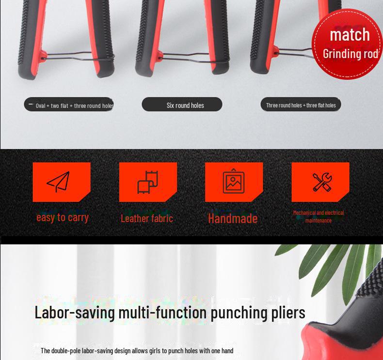 Multifunctional Belt Hole Punch Tool