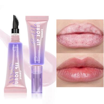 Питательный увлажняющий бальзам для губ Bubble Lip Cream, мягкое восстановление для лечения сухих губ, уход за губами, увлажняющий скраб для удаления омертвевшей кожи