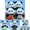 Cute And Cuddly Panda Plush Toy Pendant For Bags With High-quality Pp Cotton Fill