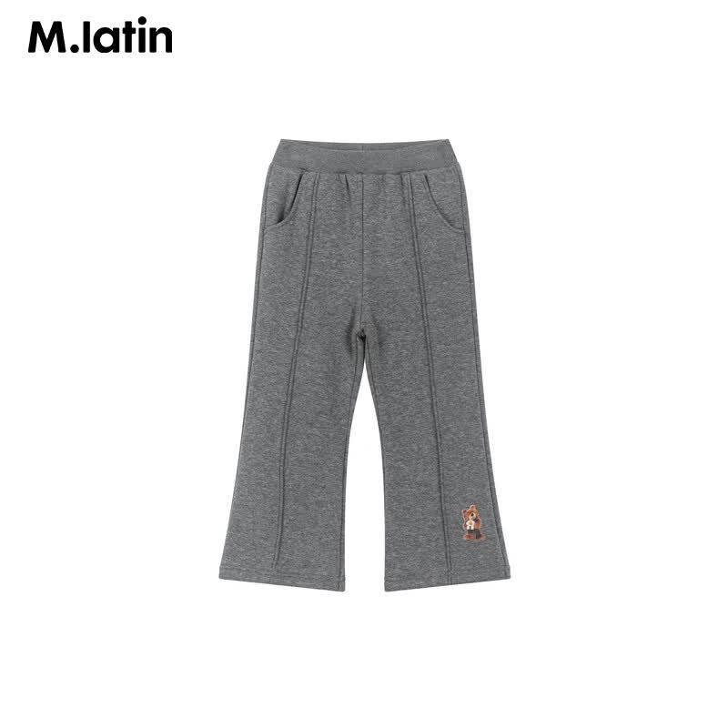 Зимние плотные расклешенные спортивные штаны для девочек M.Latin