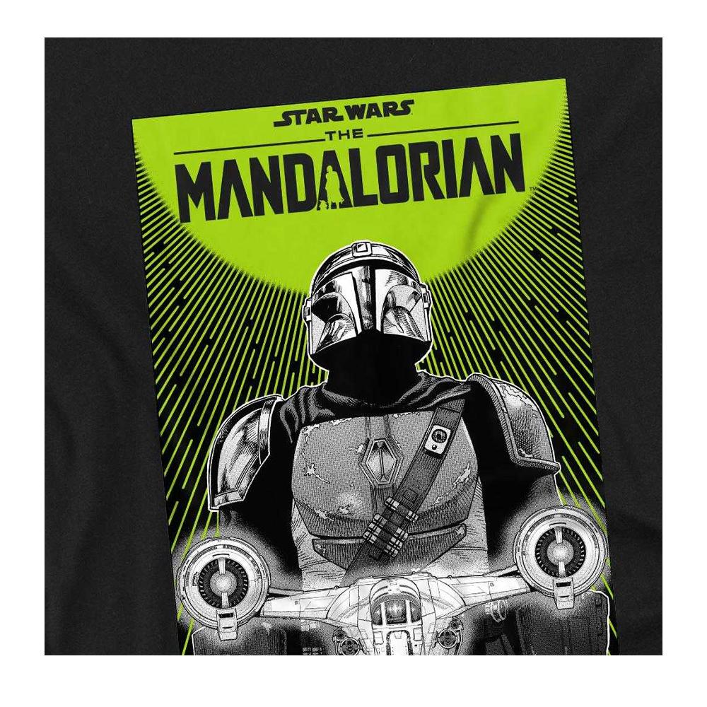 Star Wars The Mandalorian Childrens/Kids Razor Crest Poster T-Shirt
