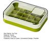Ice Cube Tray with Lid 15 Cubes Ice Grid Easy-Release Silicone Bottom Stackable Ice Trays for Freezer