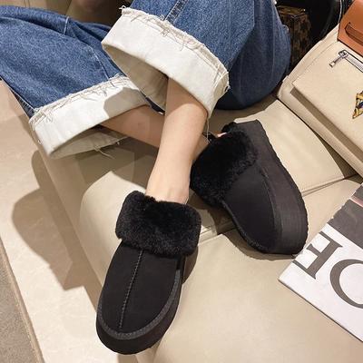 Женские новые классические однотонные дизайнерские туфли, зимние плоские нескользящие женские ботинки для банкета и вечеринки на открытом воздухе, сандалии женские