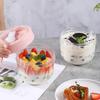600ml Oatmeal Cup Salad Cup Airtight Lid Thickened with Spoon Food Storage Portable Overnight Yogurt Milk Salad Breakfast Jar