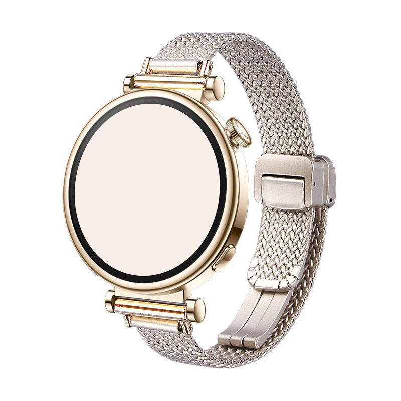 Металлический ремешок 18 мм, совместимый с Huawei Watch GT5 GT4 41 мм/GT5pro 42 мм, Роскошный женский ремешок для Huawei Watch 5 42 мм