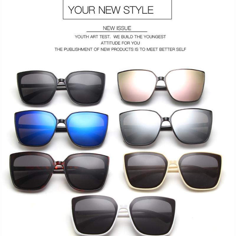 Модные Женские Солнцезащитные Очки Кошачий Глаз Оверсайз Дизайнерские Винтажные Ретро Зеркальные Солнцезащитные Очки для Женщин EMA