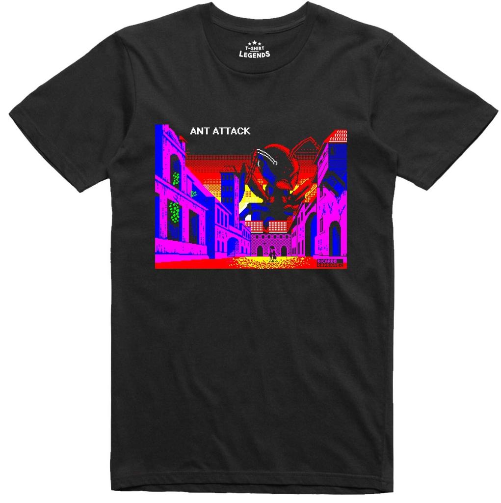 David Rowe Ant Attack Load Screen Officially Licensed Spectrum 48k T Shirt