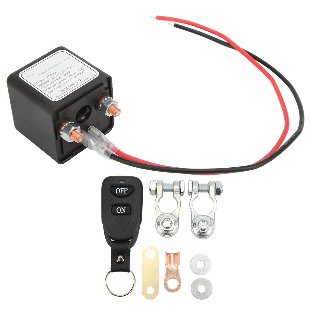DC12V 200A автомобильный аккумулятор переключатель реле беспроводной пульт дистанционного управления положительный отрицательный универсальный 433 МГц