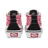 Vans Sk8 - Mid Reissue Comfortable Simple Mid-Top Kids Skate Shoes Kids Sneaker Black Red VN000BVPBRR