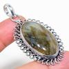Labradorite Handmade 925 Sterling Silver Jewelry Pendant 2.29" I2I98