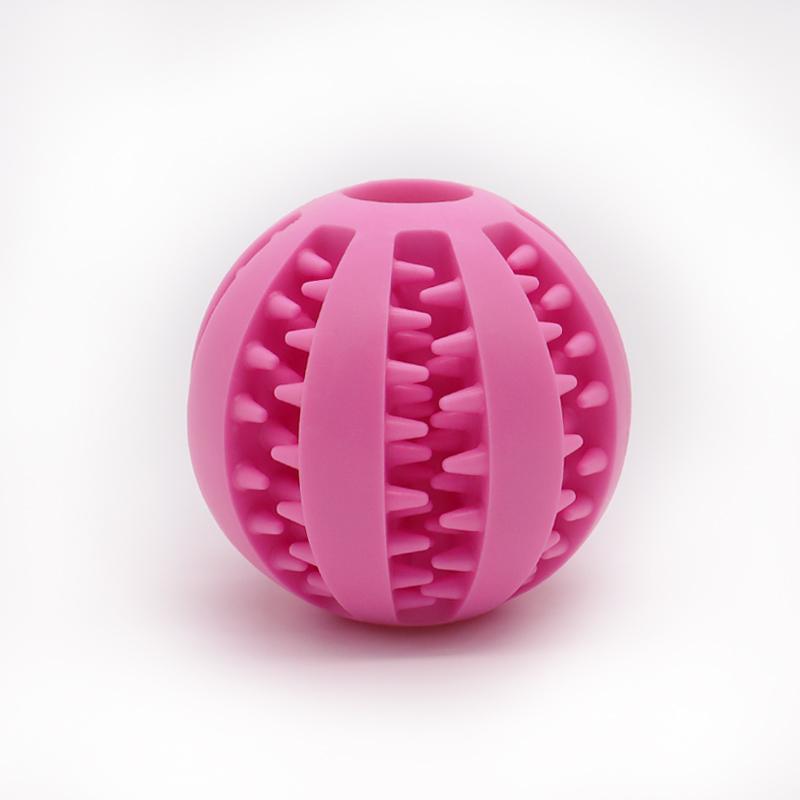 OEM ODM Tough Durable Natural Rubber Teeth Cleaning Interactive Ultra Pet Dog Chew Ball Toy