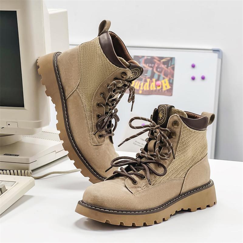 Ботильоны из натуральной кожи для мужчин, нескользящая платформа, повседневная обувь для мужчин, роскошные мужские ботинки челси в британском стиле, обувь для отдыха и прогулок