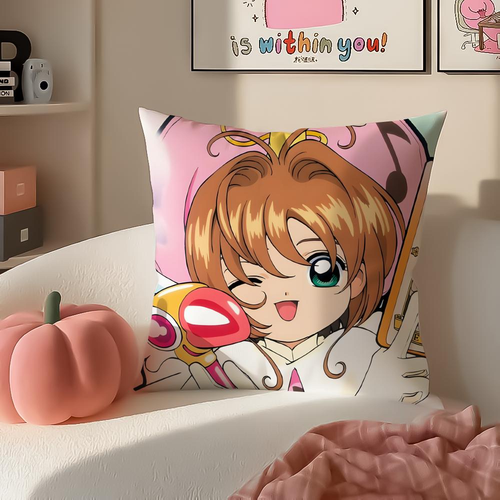 Магический Милый Японский Аниме Cardcaptor Sakura Наволочка Подушка Короткий Плюш Невидимая Молния Комната Диван Наволочка