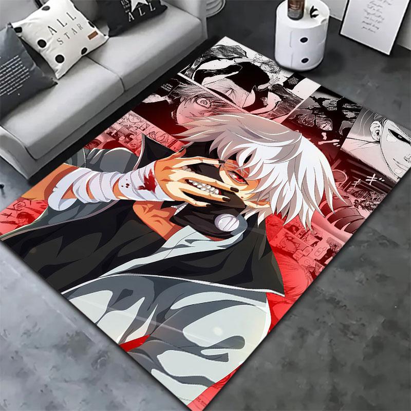 Tokyo Ghoul Carpet Rug For Living Room Bedroom Home Sofa Decoration Kids Play Nonslip Floor Mat