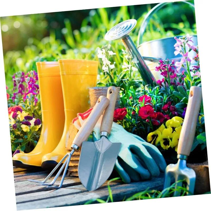 5-элементный инструмент из нержавеющей стали, лопата для садового инструмента, грабли, набор лопат, лопата для овощей в горшках, садовые инструменты для посадки на открытом воздухе, бытовые садовые инструменты