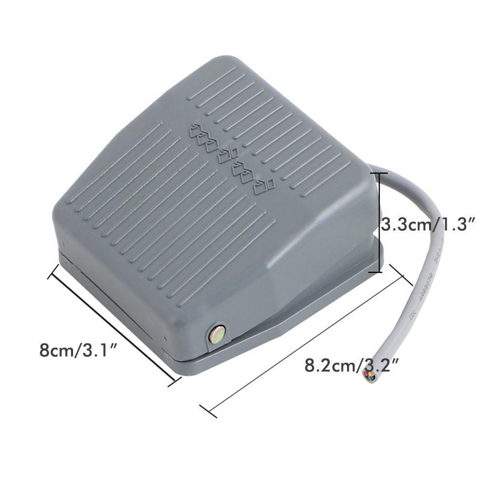 TFS 201 AC 250V 10A SPDT NC NO Ножная педаль переключатель ножной переключатель