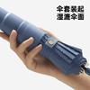 New Small Fresh 16 Bone Automatic Umbrella Love Handle Straight Pole Umbrella Weather and Rain Umbrella