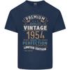 Premium Vintage 72nd Birthday 1954 Unisexs Light Cotton TShirt