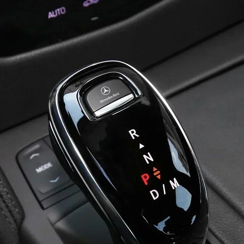 CQL1 Car Emblem Logo Decorative Stickers Badge Decal Interior Styling For Mercedes Benz B/C/E/S Class A Class C200L GLC GLE CLA