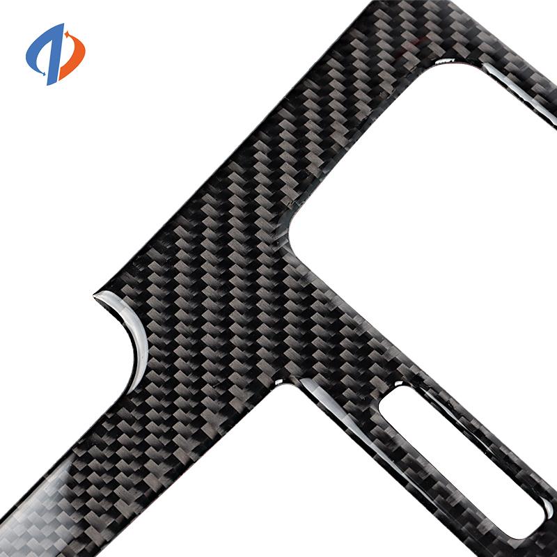 For Volkswagen Golf 7 VW Gti Mk7 2014- Car Accessories Interior Sticker Real Carbon Fiber Center Console GPS