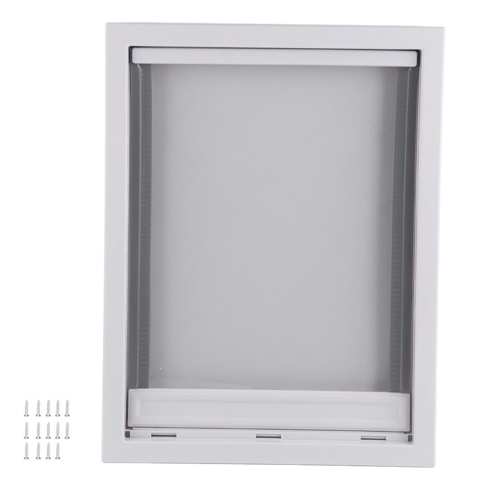 Large Pet Door for Dogs Installation Simple Dog Pet Fence Special Entry and Exit Pet DoorWhite