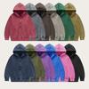 Детская верхняя одежда 2025 Осень Модные Крутые 350г махровый хлопок Винтажные толстовки на молнии Мальчики Девочки Повседневные Спортивные топы Детская одежда