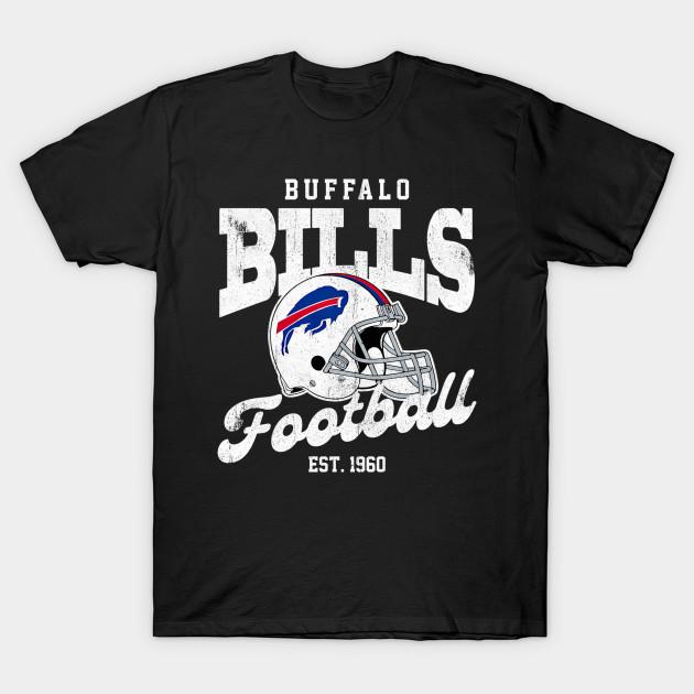 Asian Size Men Black Print T-shirt Retro Buffalo Bills - The Vhs Vault #18 No-Cut Heat Transfer Print Cotton Tshirt