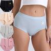 Women's Soild Briefs Mid-Waist Female Sport Underpants Elasticity Comfortable Underwear Women's Panties Lingerie